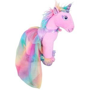 BUILD-A-BEAR WORKSHOP Beary Fairy Friends Pink Unicorn With Outfit - 17" Plush